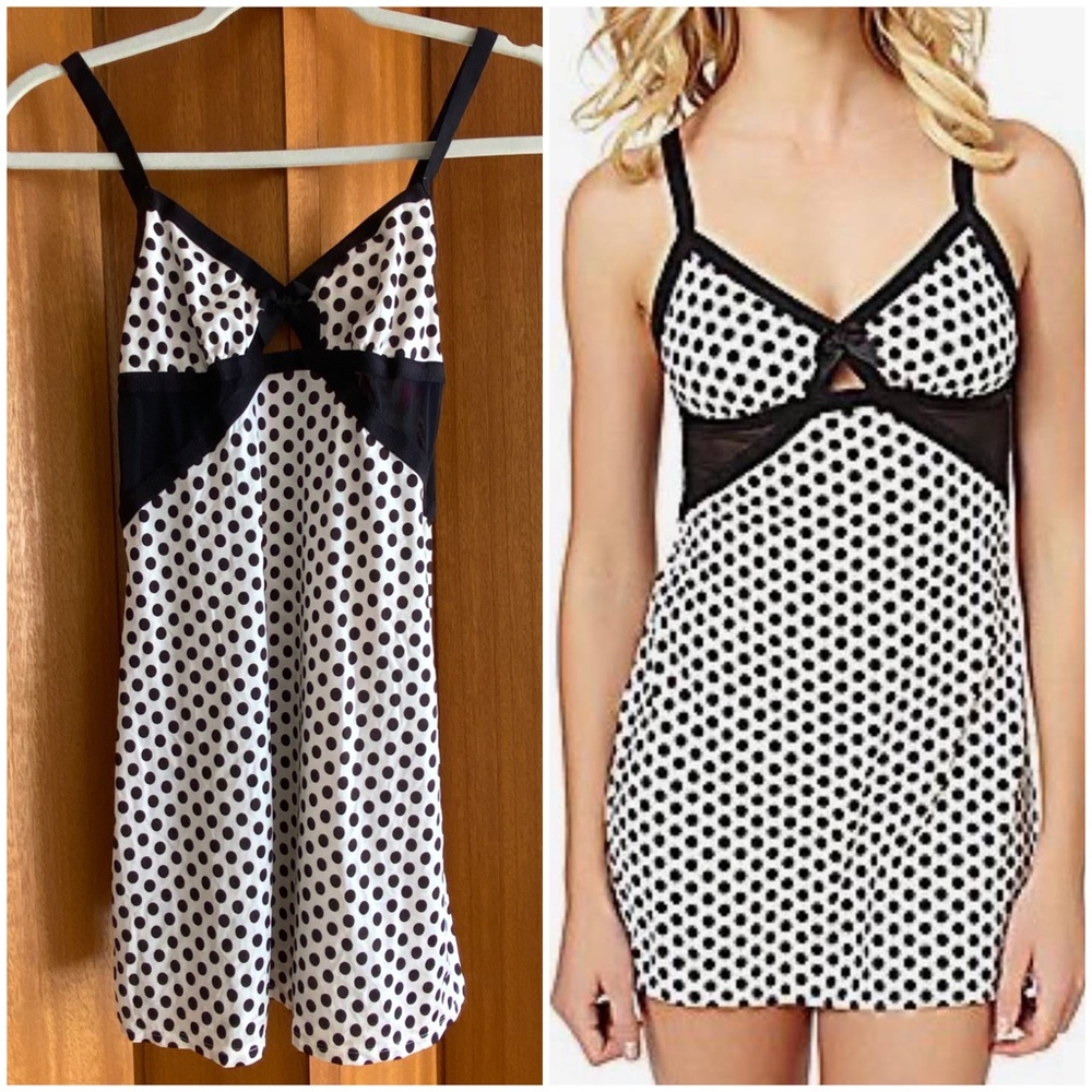 BETSEY JOHNSON | Intimates Polka Dot Slip Dress